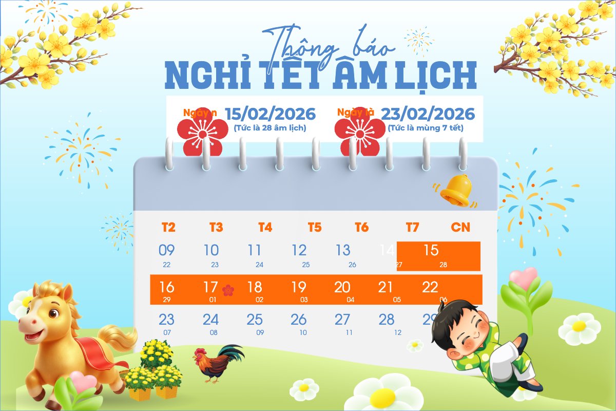 Thông báo nghỉ tết âm lịch