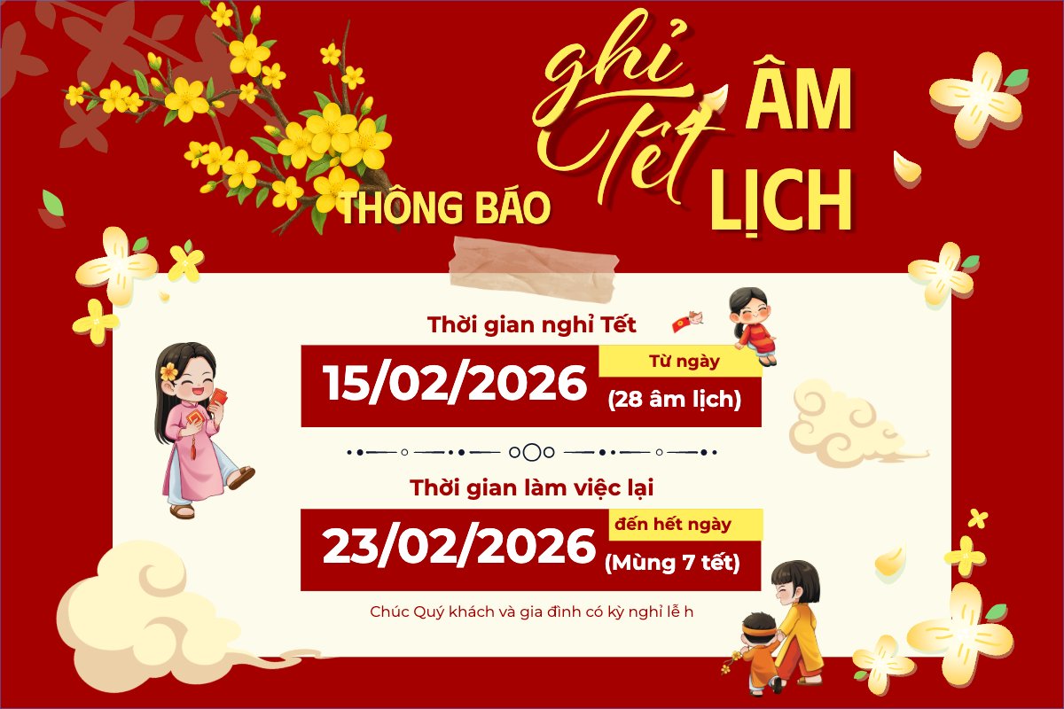 Thông báo nghỉ tết âm lịch