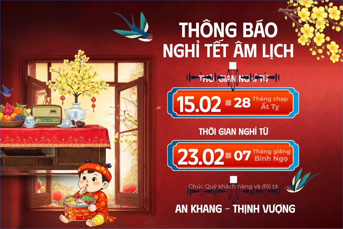 Thông báo nghỉ tết âm lịch