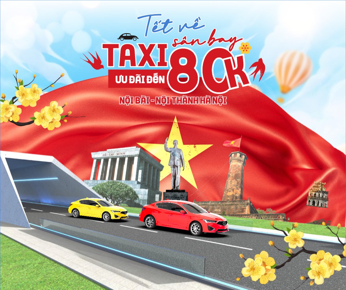 Tết về taxi sân bay ưu đãi đến 80k