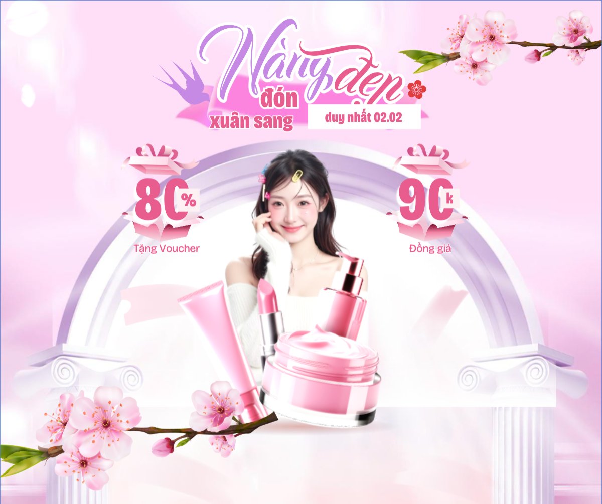 Nàng đẹp đón xuân sang duy nhất 02.02