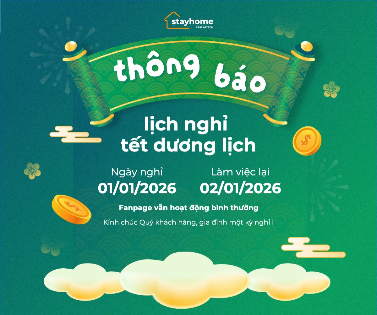 Thông báo lịch nghỉ Tết dương lịch 2026