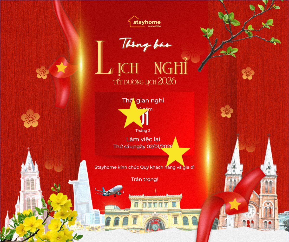 Thông báo lịch nghỉ Tết dương lịch 2026