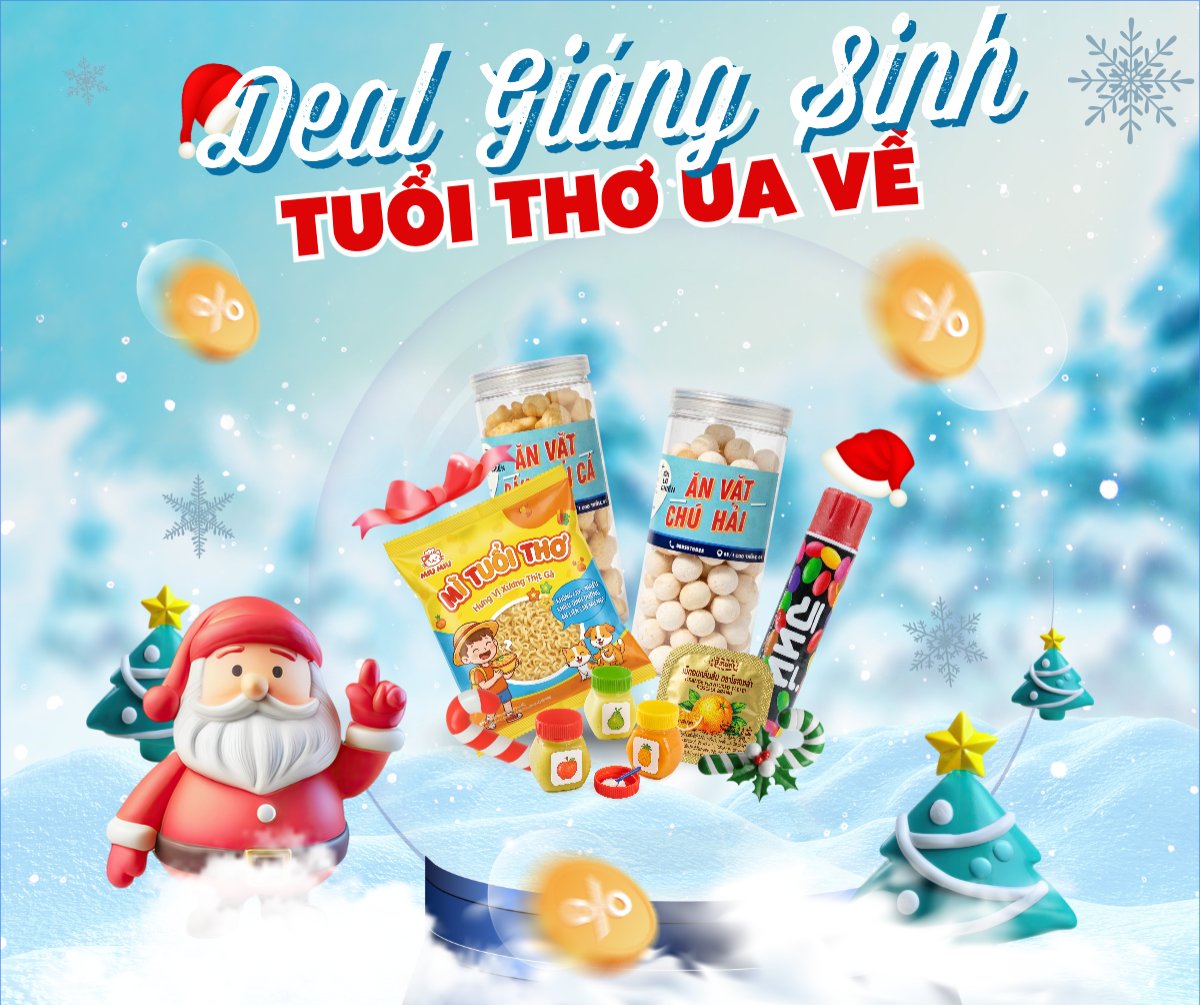 Deal giáng sinh tuổi thơ ùa về