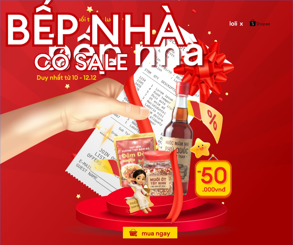 Cuối tháng lương về bếp nhà có sale