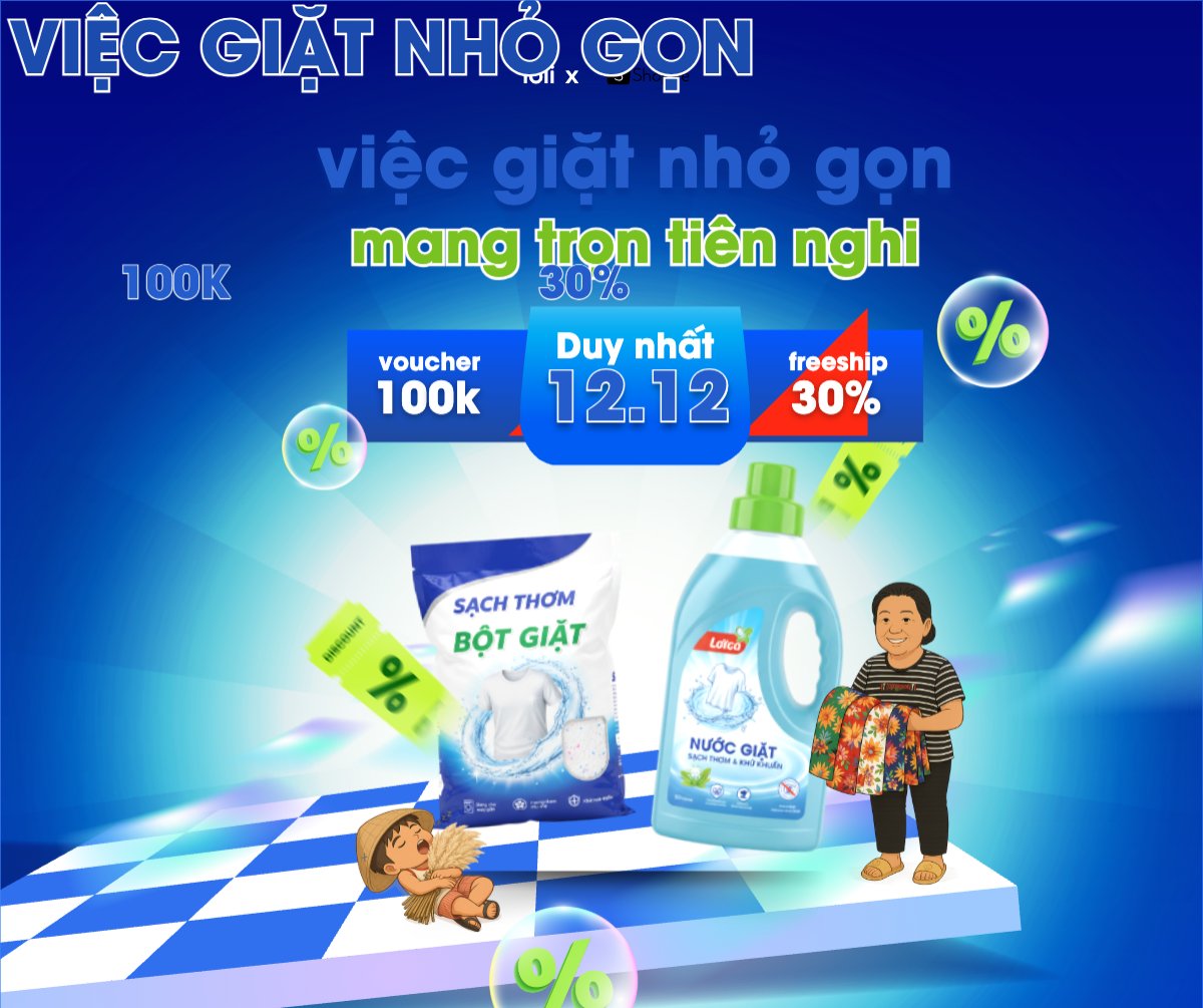 Việc giặt nhỏ gọn mang trọn tiện nghi