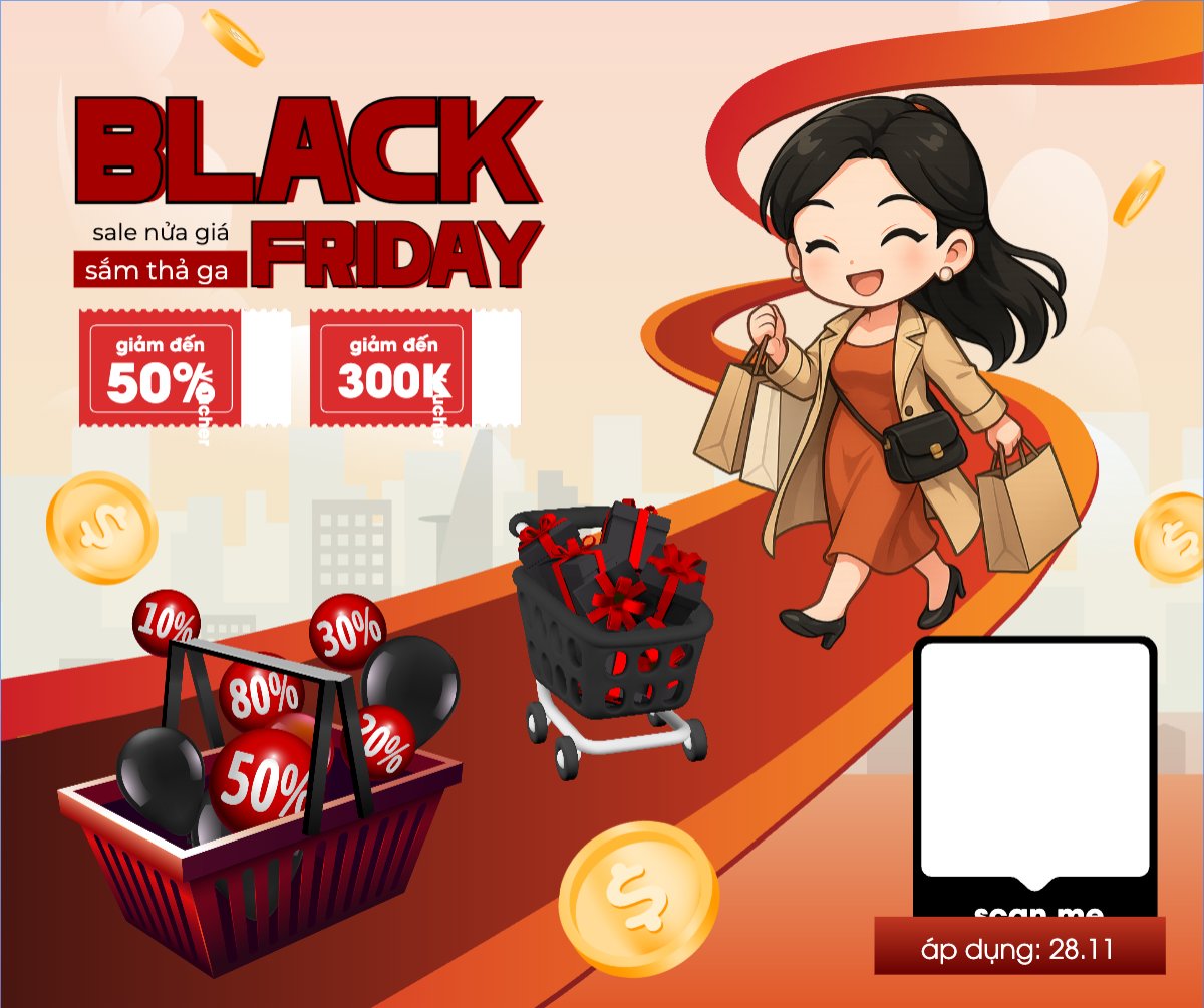 Sale nửa giá sắm thả ga