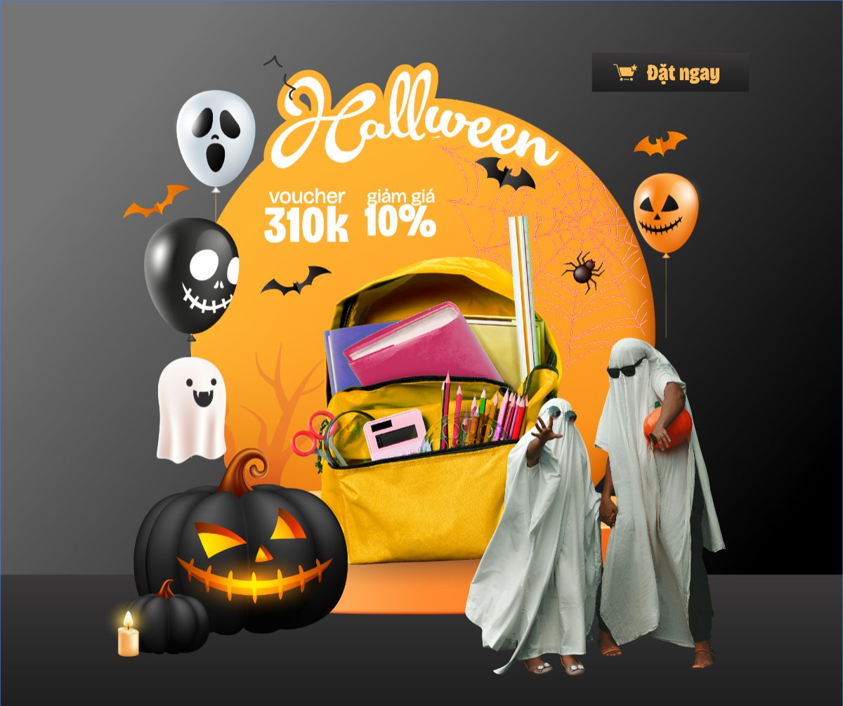 Halloween, lễ hội ma quái, balo, thời trang, fashion, sự kiện, event, dễ thương, cute, chibi, hoạt hình, cartoon