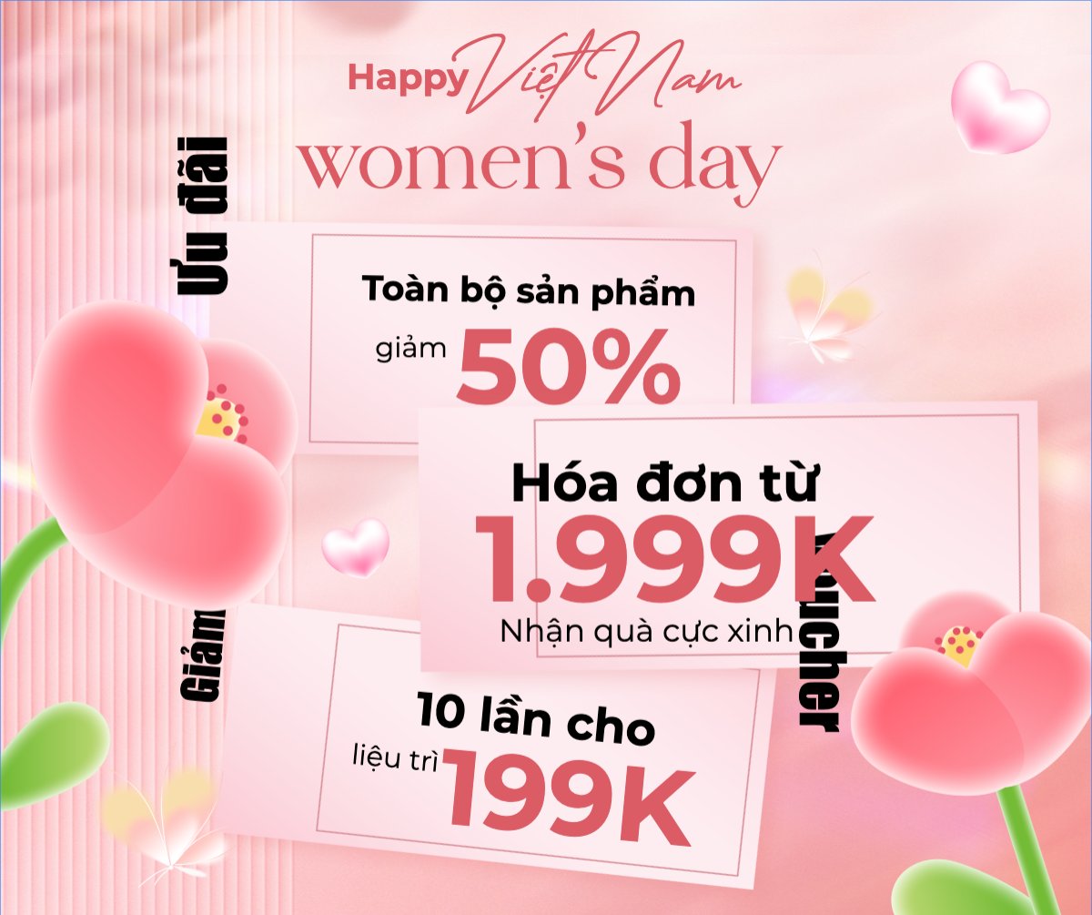 20/10, Ngày phụ nữ Việt Nam, Vietnamese Women's Day, phụ nữ, sự kiện, event, mỹ phẩm, làm đẹp, beauty, hiện đại, modern