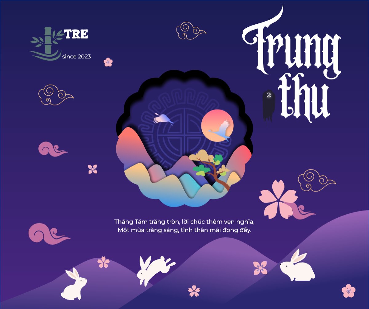 Trung thu, Tết Đoàn Viên, mid-autumn festival, sự kiện, event, dễ thương, cute, hiện đại, modern