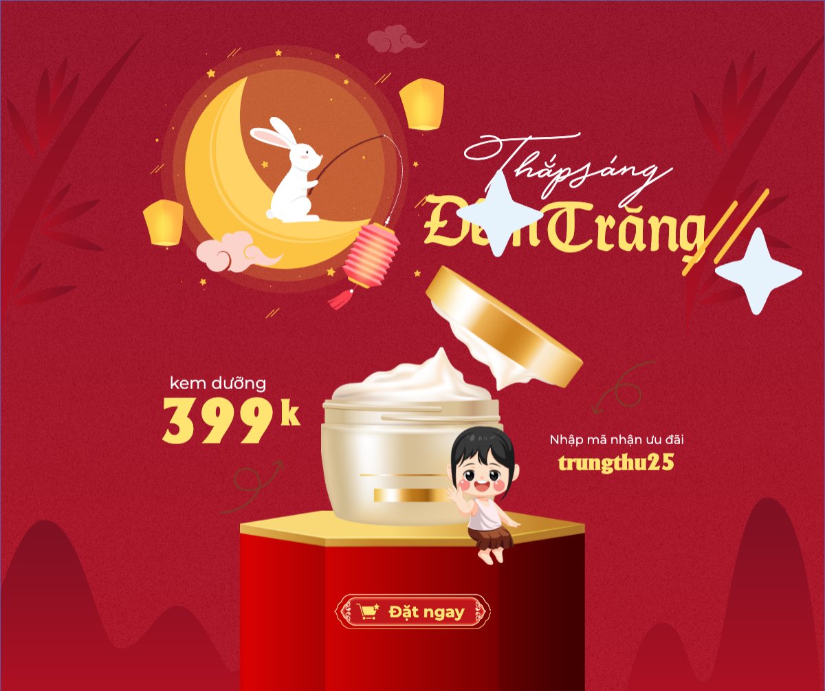 Trung thu, Tết Đoàn Viên, mid-autumn festival, sự kiện, event, lễ hội, festival, mỹ phẩm, beauty, làm đẹp, sale, giảm giá, dễ thương, cute