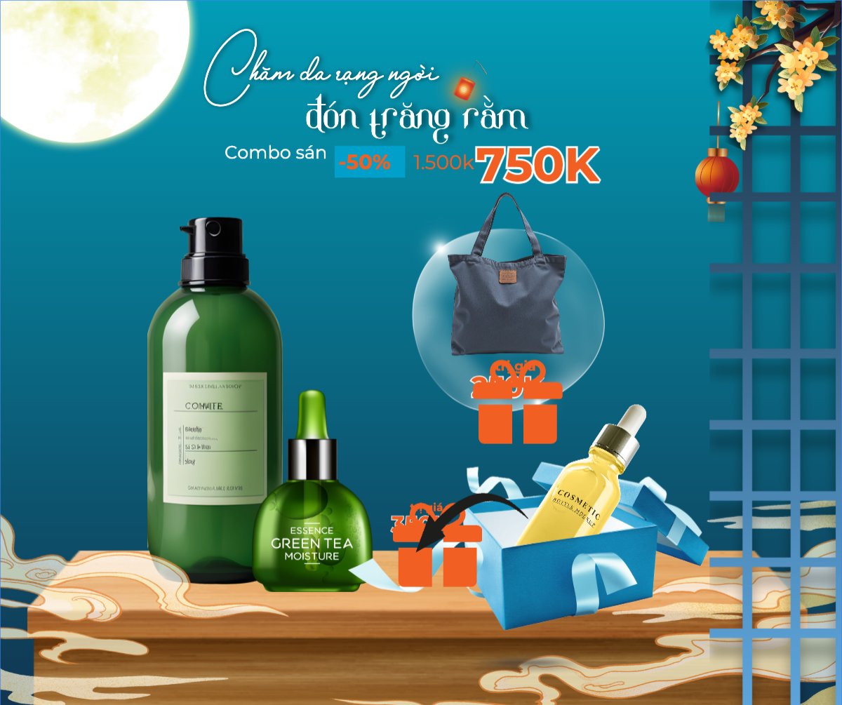 Trung thu, Tết Đoàn Viên, mid-autumn festival, sự kiện, event, mỹ phẩm, beauty, làm đẹp, hiện đại, modern, đơn giản