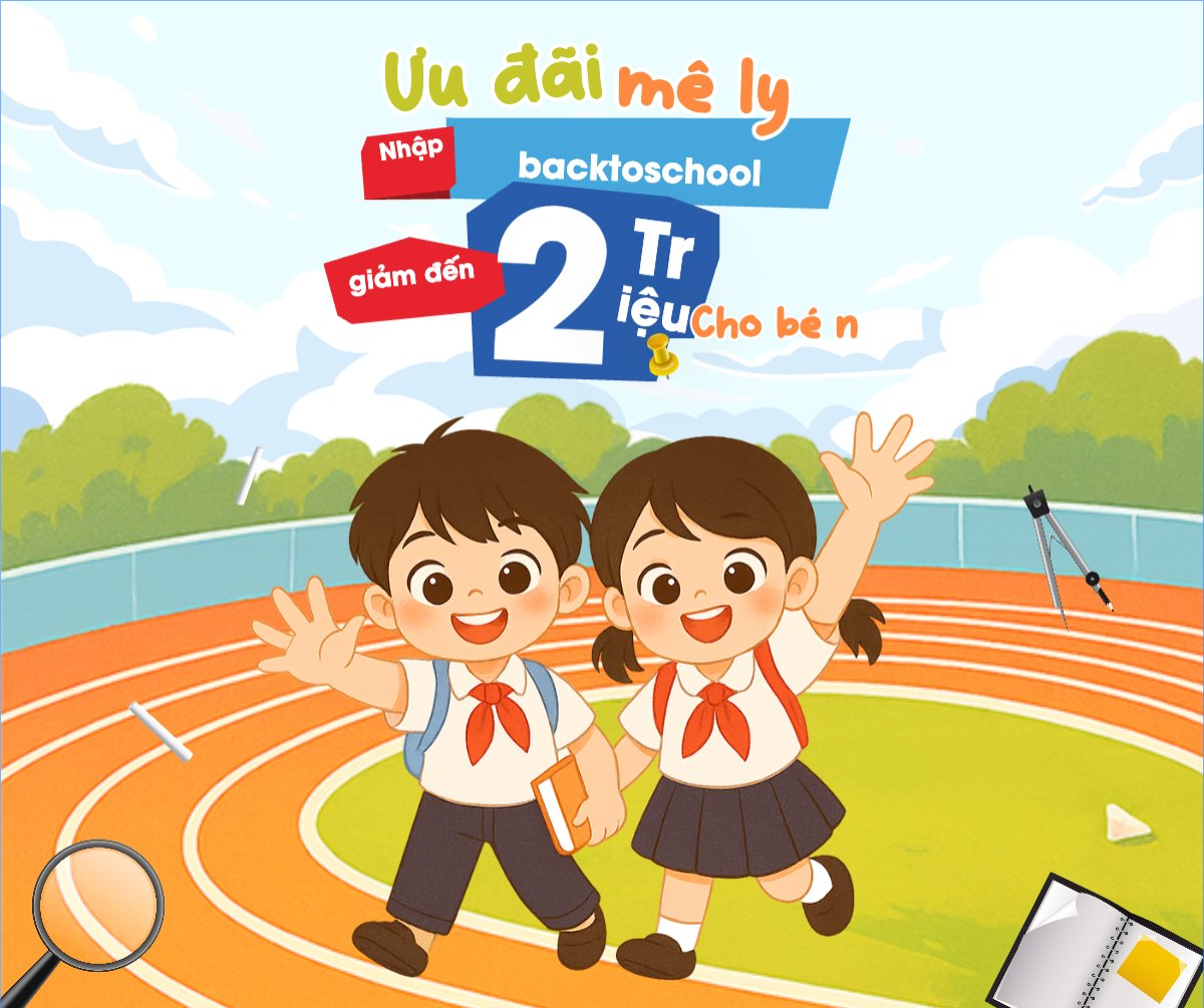Tựu trường, đến trường, nhập học, giáo dục, education, school, trường học, dễ thương, cute, chibi, hoạt hình, cartoon