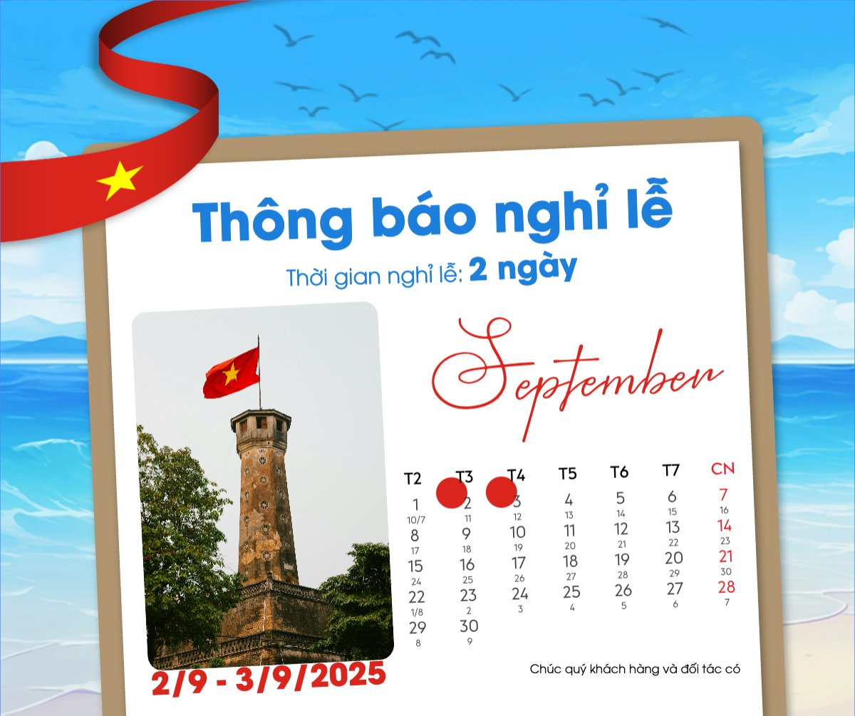 2/9, Quốc Khánh, lễ hội, thông báo, lịch nghỉ, Việt Nam, sự kiện, event, hiện đại, modern