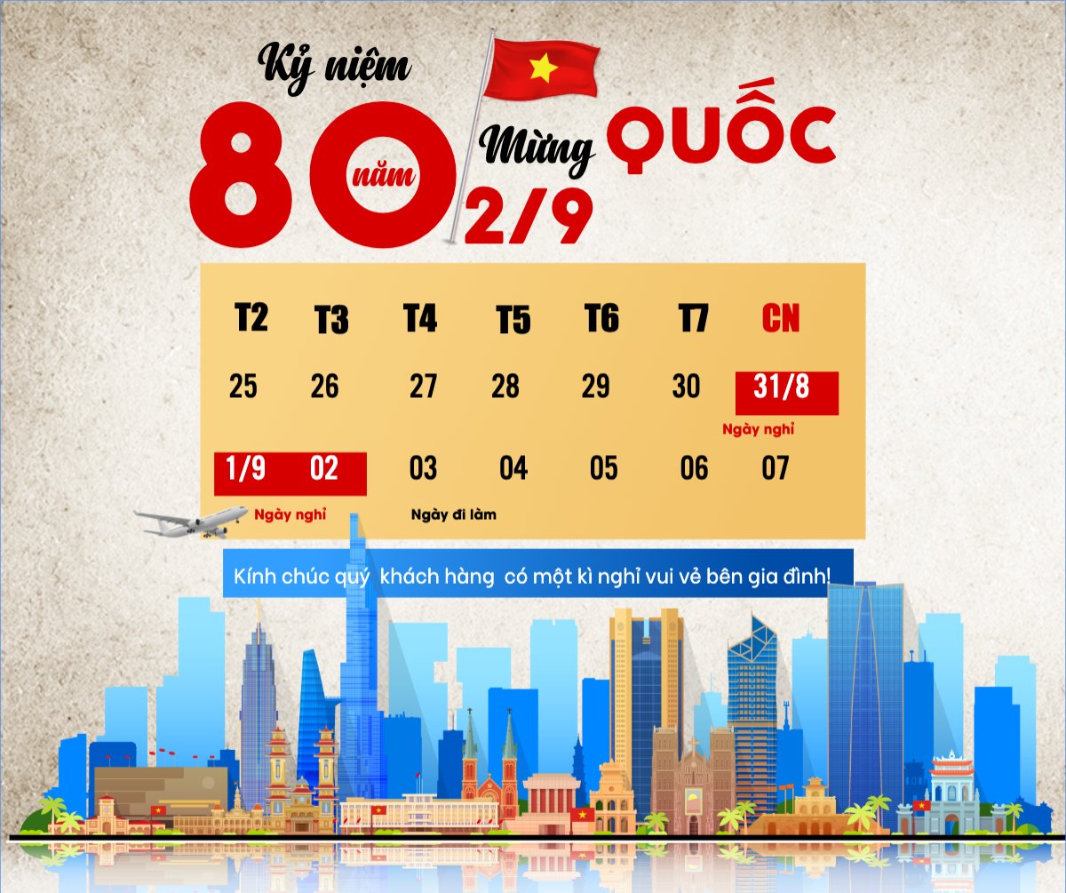 2/9, Quốc Khánh, lễ hội, thông báo, lịch nghỉ, Việt Nam, sự kiện, event, cổ điển, vintage, retro, classic