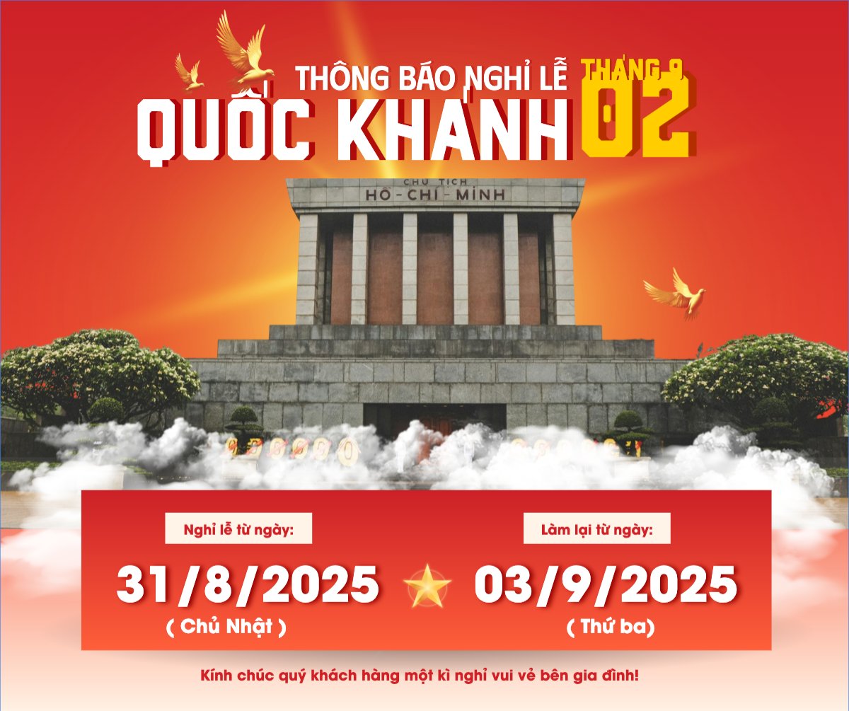 2/9, Quốc Khánh, lễ hội, thông báo, lịch nghỉ, Việt Nam, sự kiện, event, hiện đại, modern