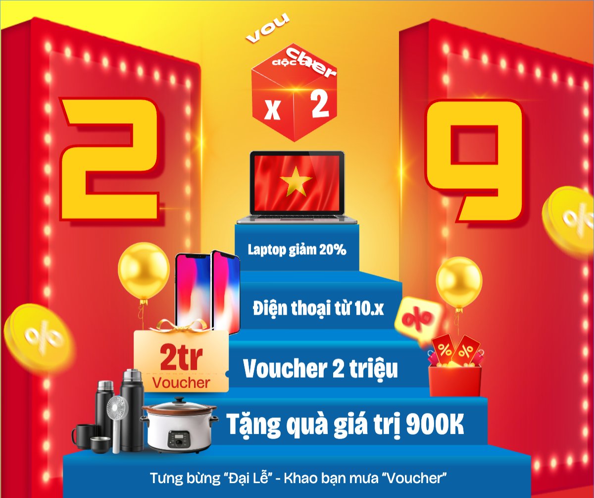 2/9, Quốc Khánh, lễ hội, Việt Nam, giảm giá, sale, ưu đãi, sự kiện, event, hiện đại, modern