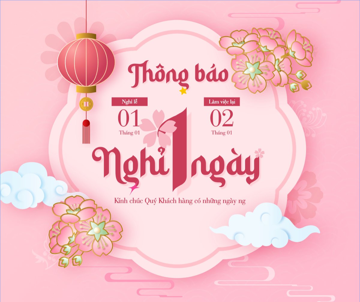 Thông báo lịch nghỉ Tết dương lịch 2026