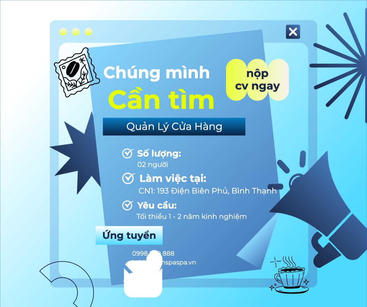 Quản lý cửa hàng, quản lý, nhân viên, cửa hàng, nước uống, juice, giải khát, F&B, drink, hiện đại, modern