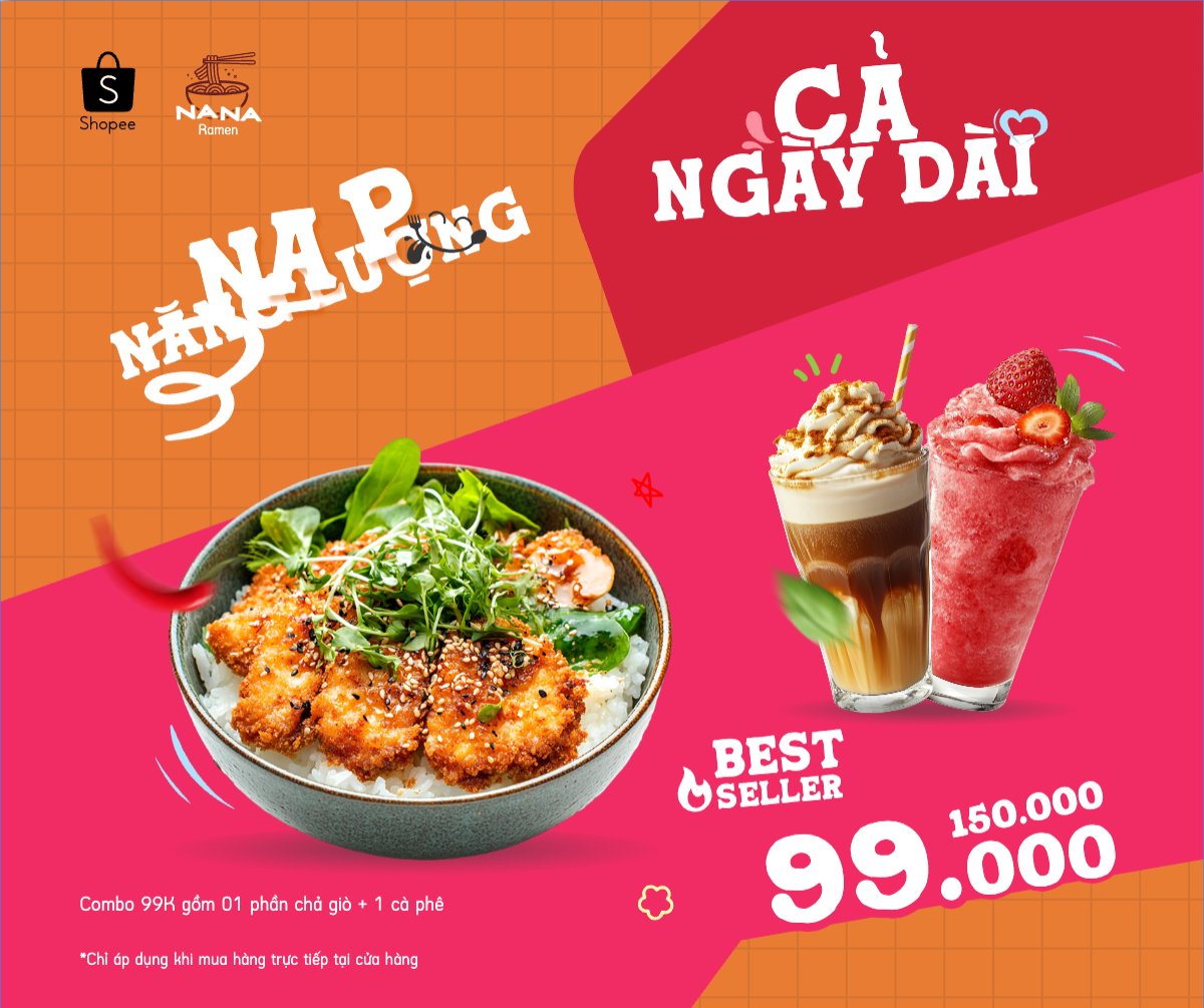 Cơm, cà phê, nước uống, đồ ăn, food, thực phẩm, ẩm thực, món ăn, F&B, nhà hàng, thức ăn, dễ thương, hiện đại	