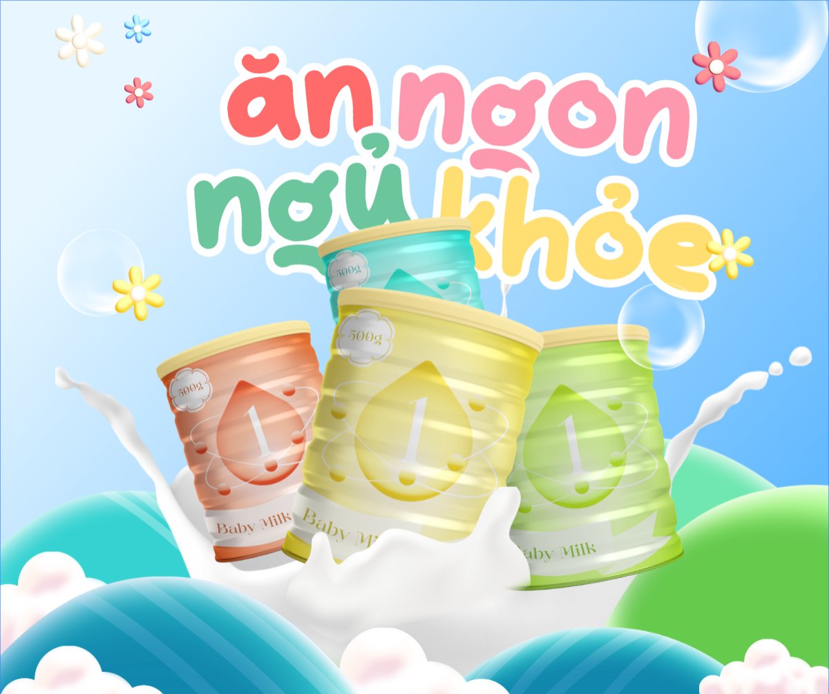 Em bé, baby, trẻ em, kids, sữa, milk, đồ ăn, food, thực phẩm, ẩm thực, món ăn, F&B, thức ăn