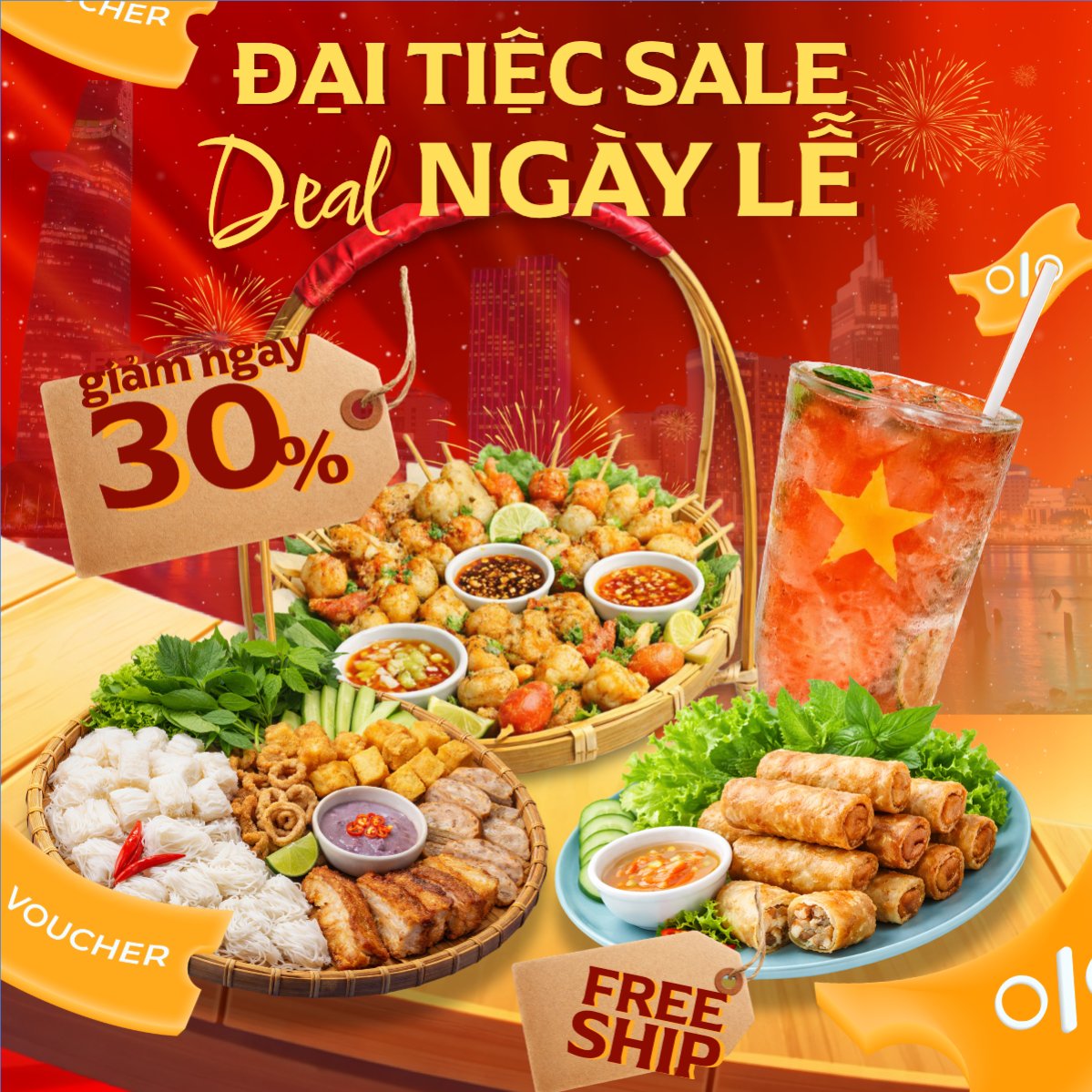 Đại tiệc sale, deal ngày lễ