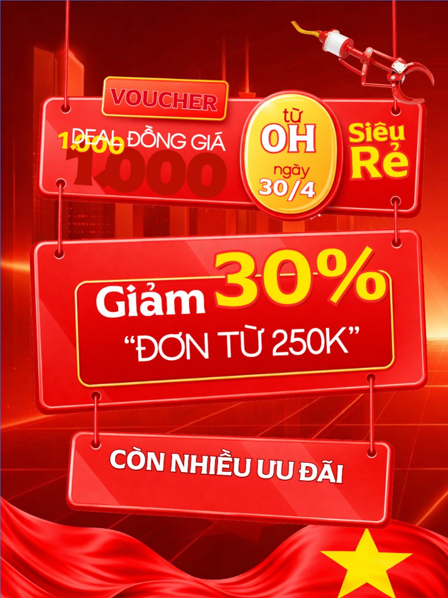 Giảm giá lễ 30/4