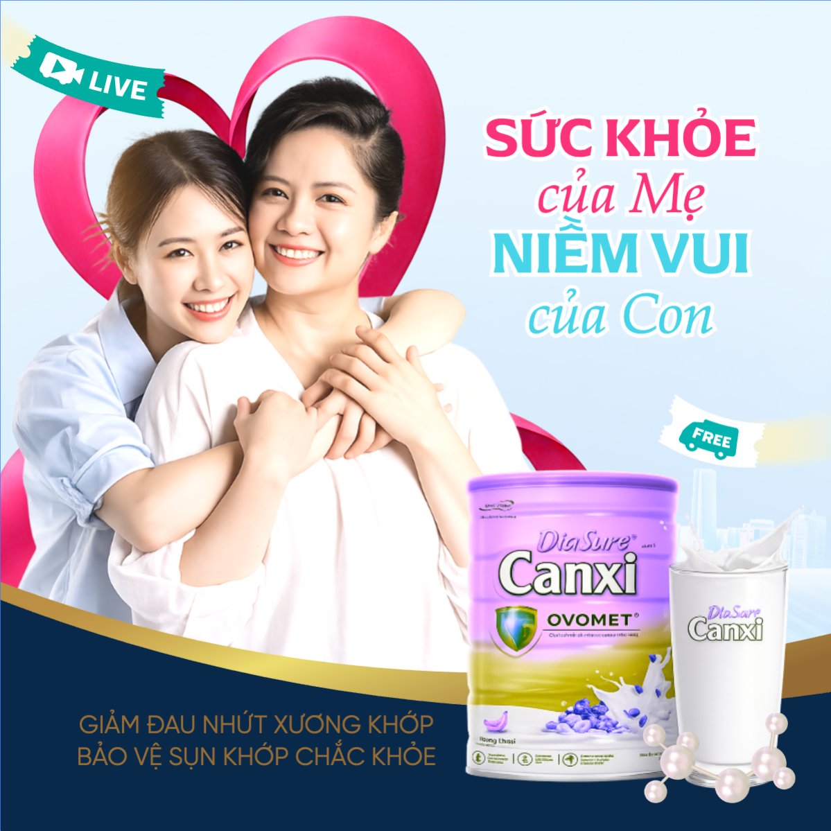 Sức khỏe của mẹ là niềm vui của con