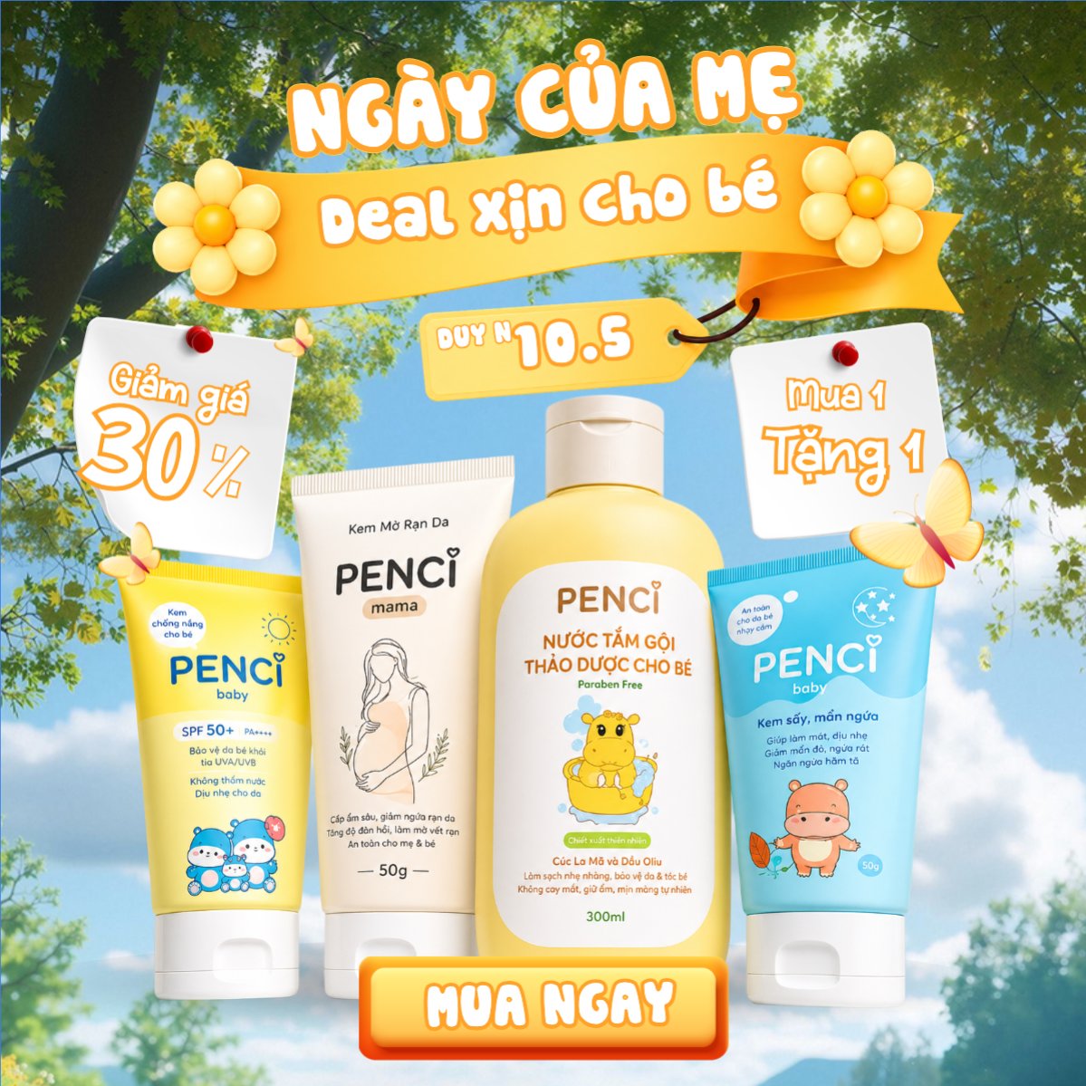 Mẹ hạnh phúc bé khỏe ngoan
