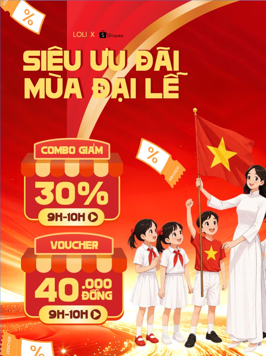 Siêu ưu đãi mùa Đại Lễ 30/4