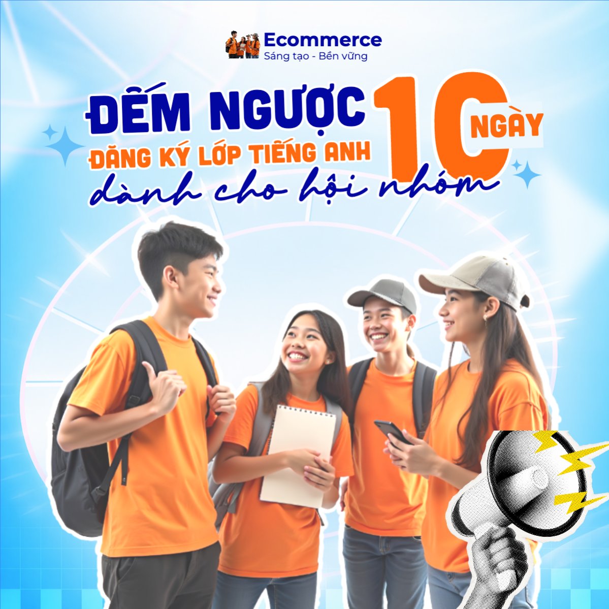 Đếm ngược 10 ngày đăng ký lớp tiếng Anh