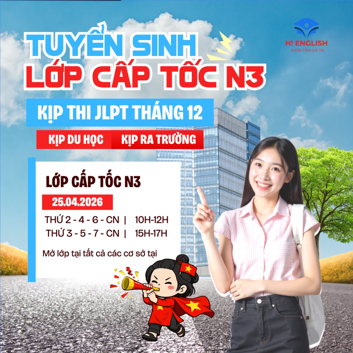 Tuyển sinh lớp cấp tốc