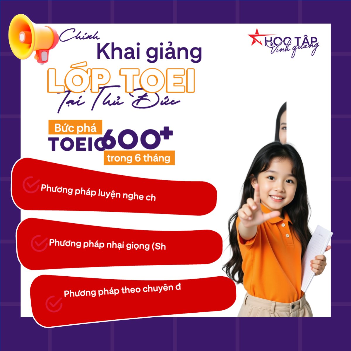 Chính thức khai giảng lớp Toeic tại Thủ Đức