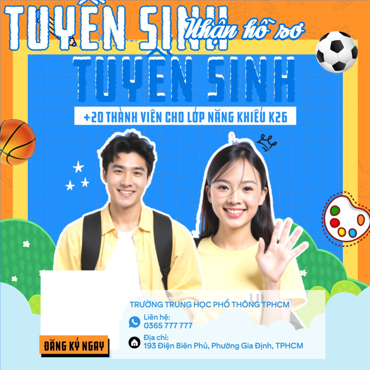 Nhận hồ sơ tuyển sinh