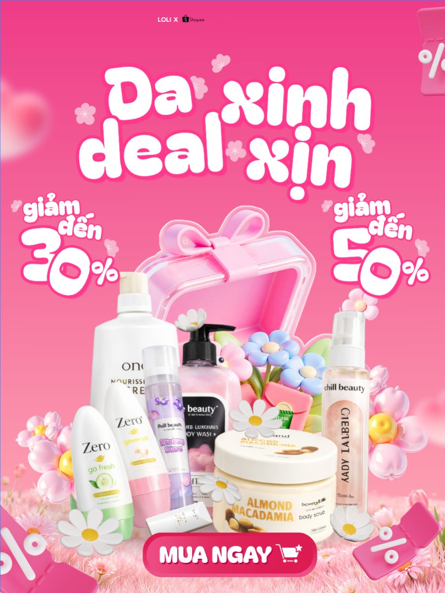 Da xinh deal xịn