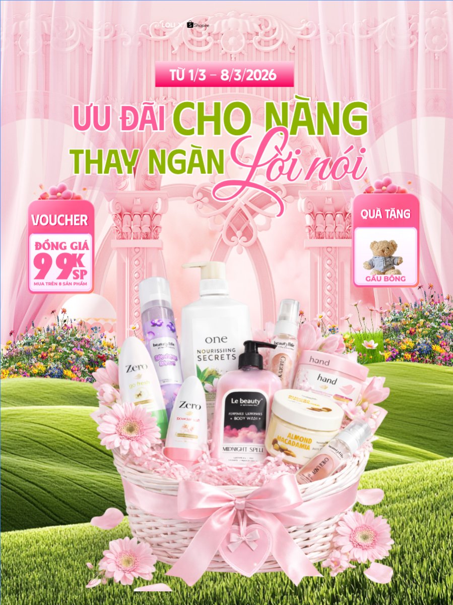 Ưu đãi cho nàng 8/3
