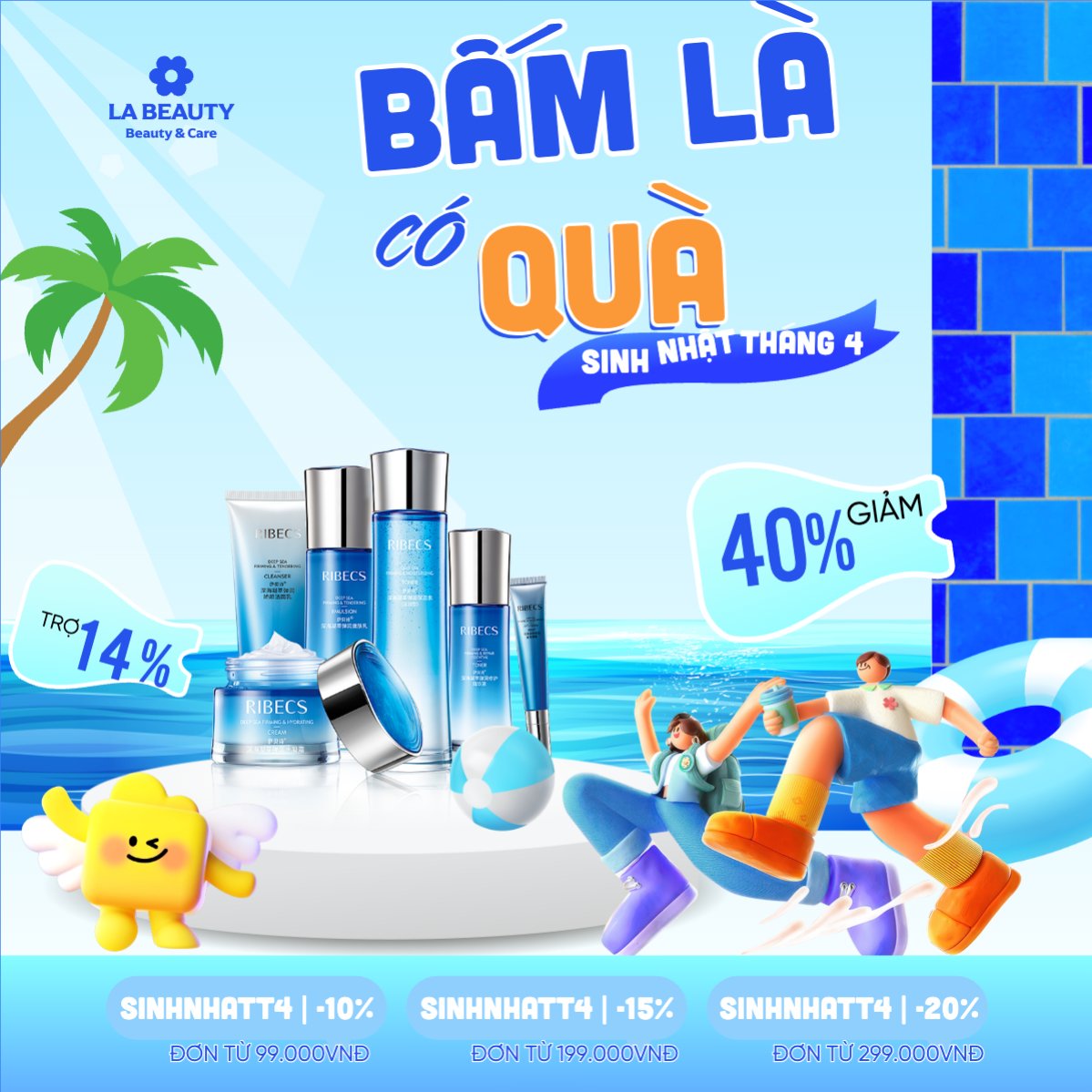 Bấm là có quà sinh nhật tháng 4