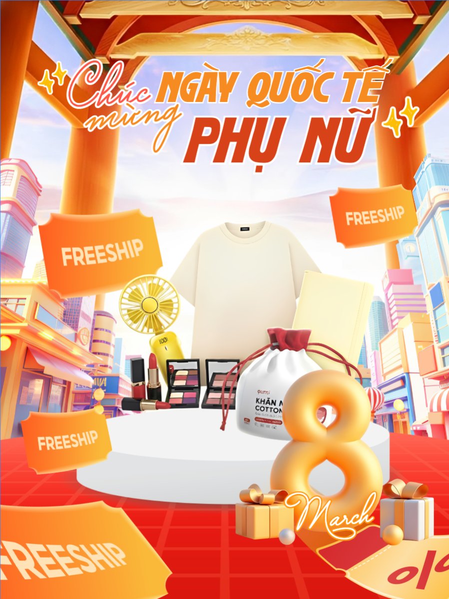 Chúc mừng ngày Quốc tế phụ nữ 8/3