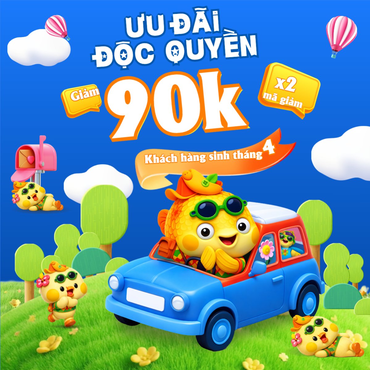 Ưu đãi độc quyền cho khách hàng sinh tháng 4