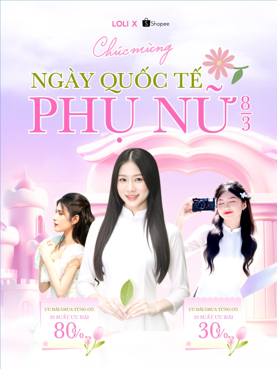 Chúc mừng ngày Quốc tế phụ nữ 8/3