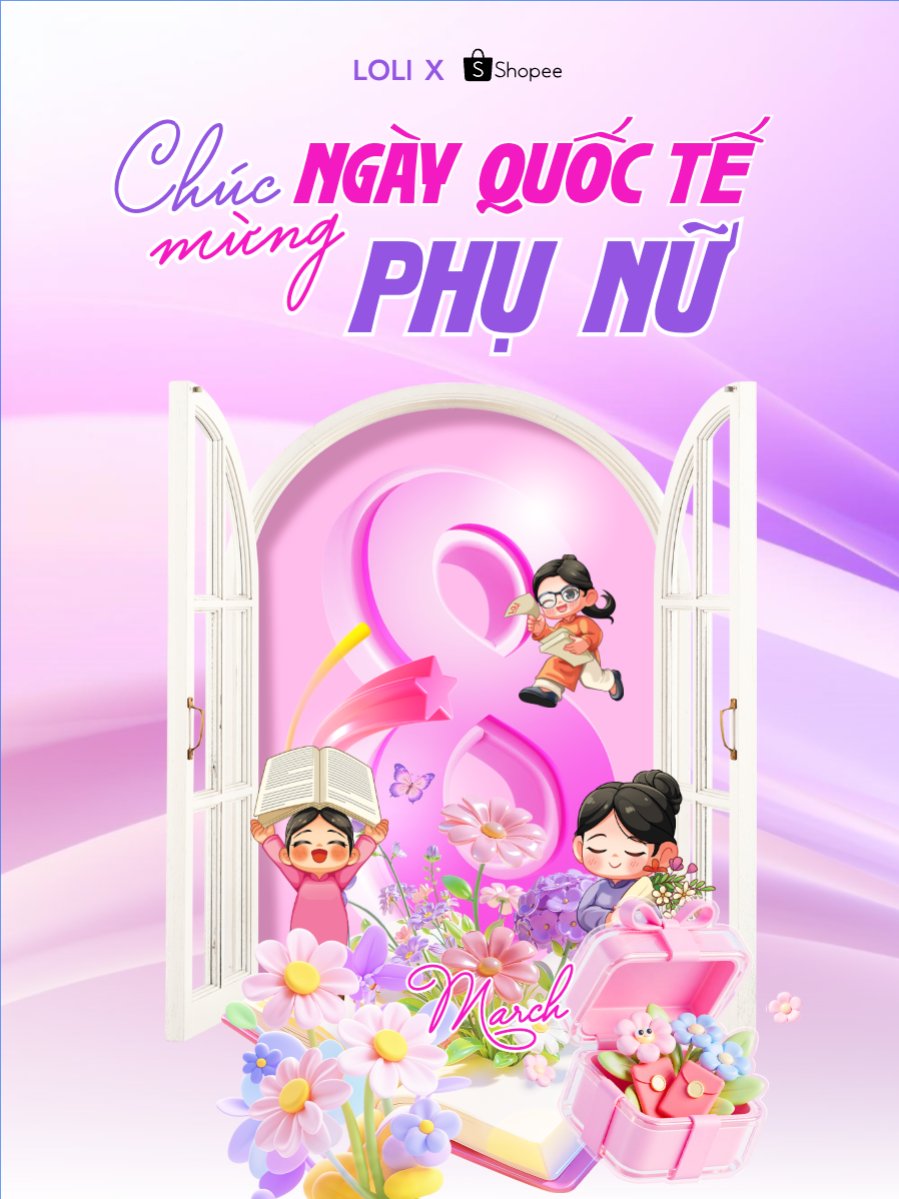 Chúc mừng ngày Quốc tế phụ nữ 8/3