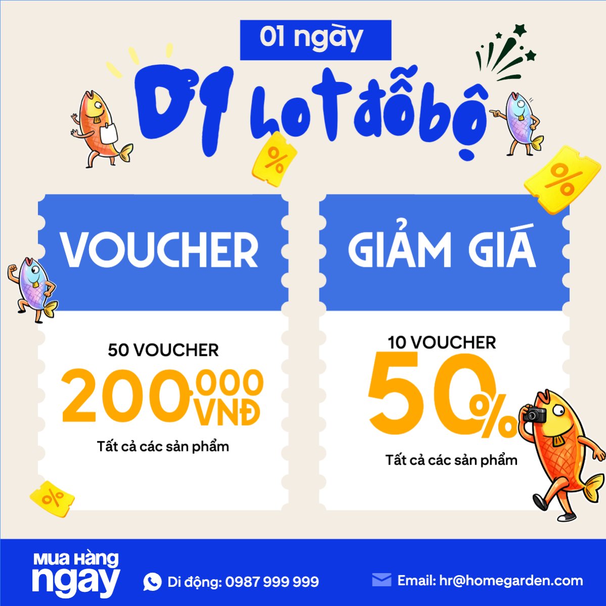 Cá tháng tư giảm giá