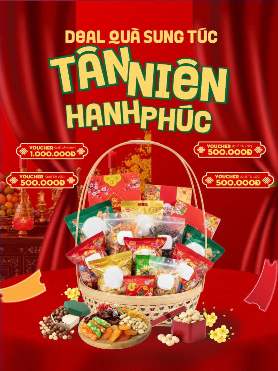 Deal quà sung túc tân niên hạnh phúc