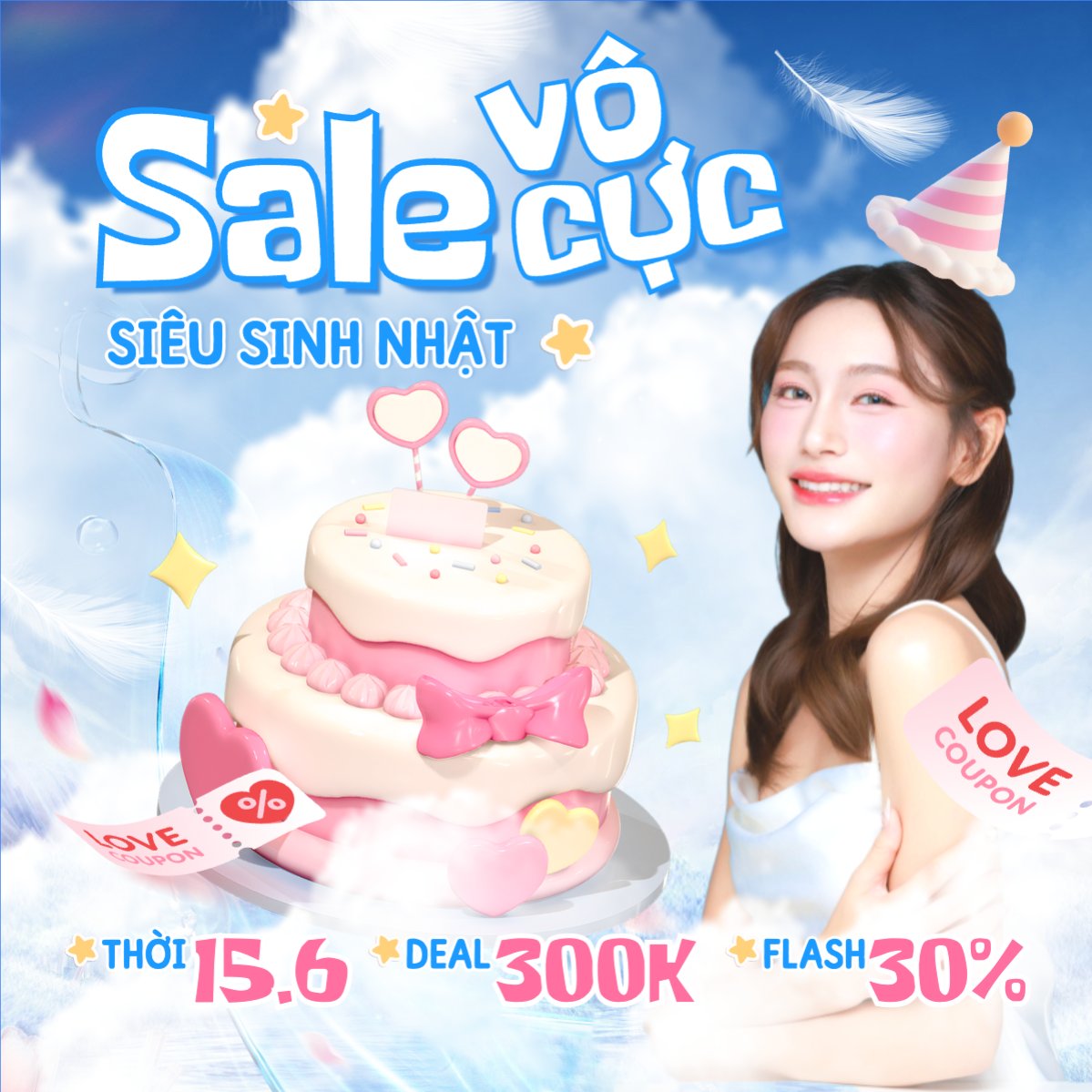 Siêu sinh nhật sale vô cực