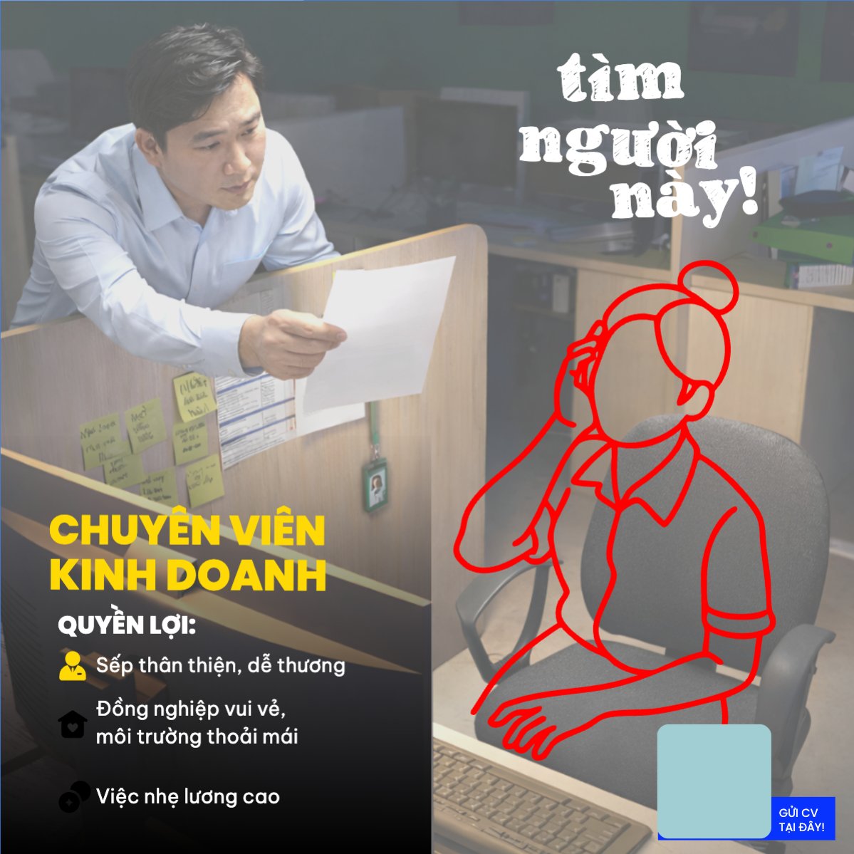 Chuyên viên kinh doanh tuyển dụng