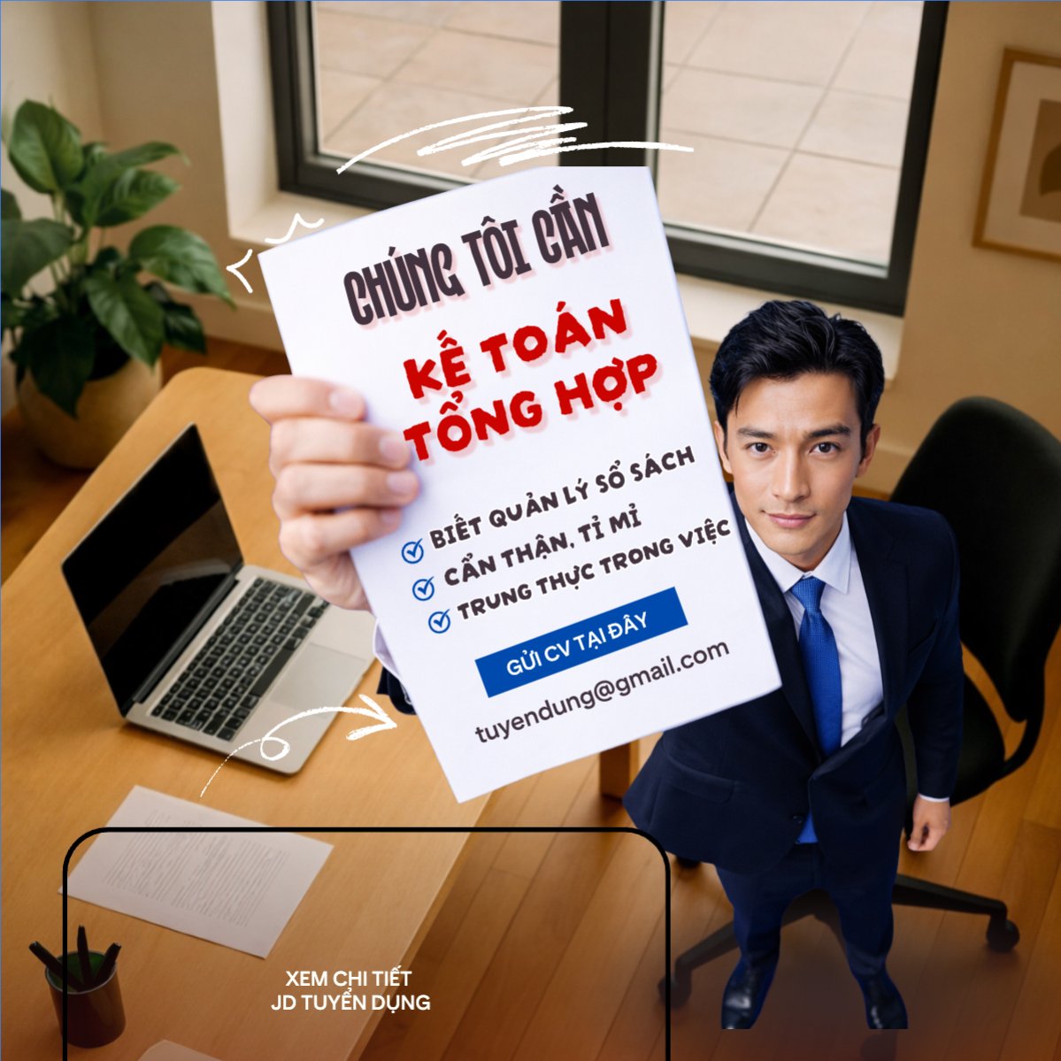 Tuyển dụng kế toán tổng hợp