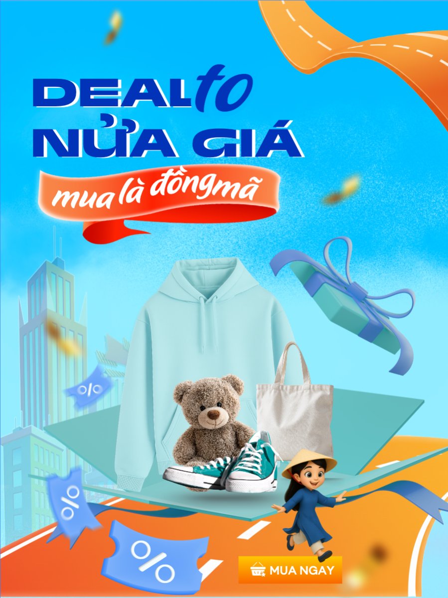Deal to nửa giá mua là đồng mã