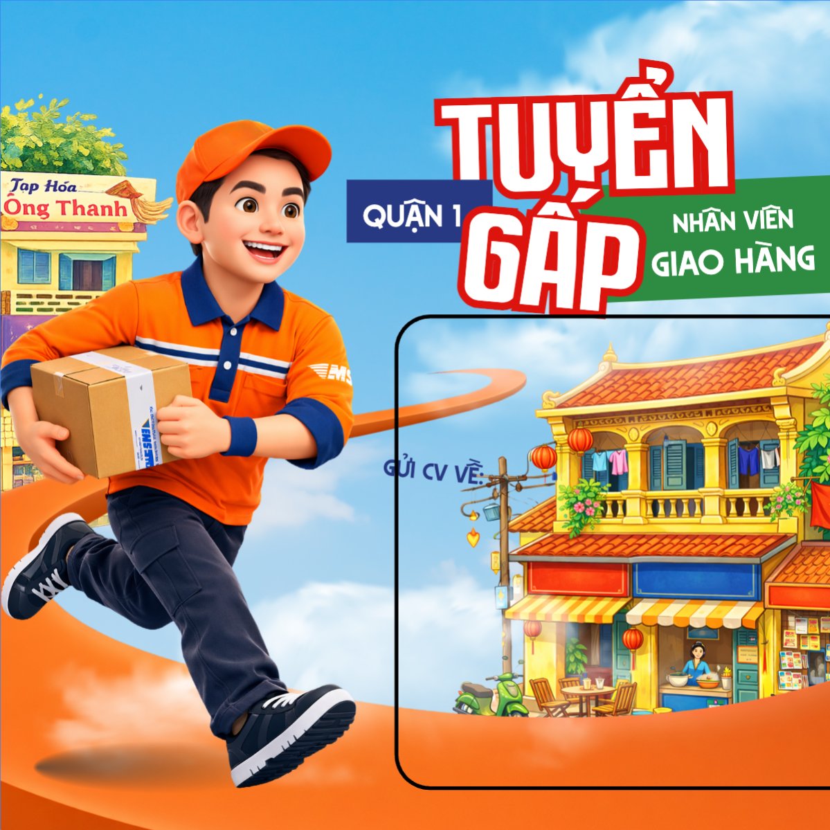 Tuyển nhân viên giao hàng