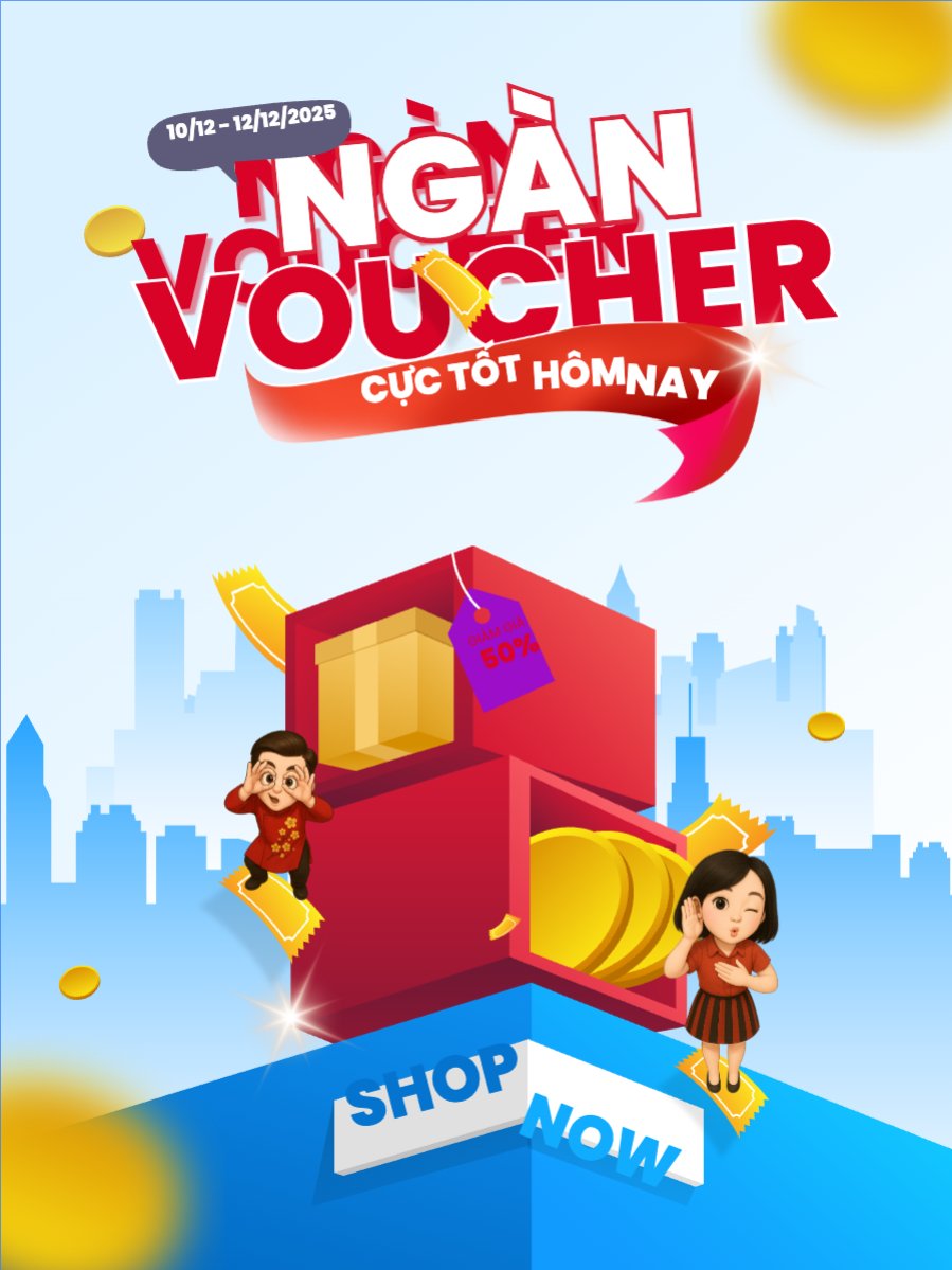 Ngàn voucher cực tốt hôm nay