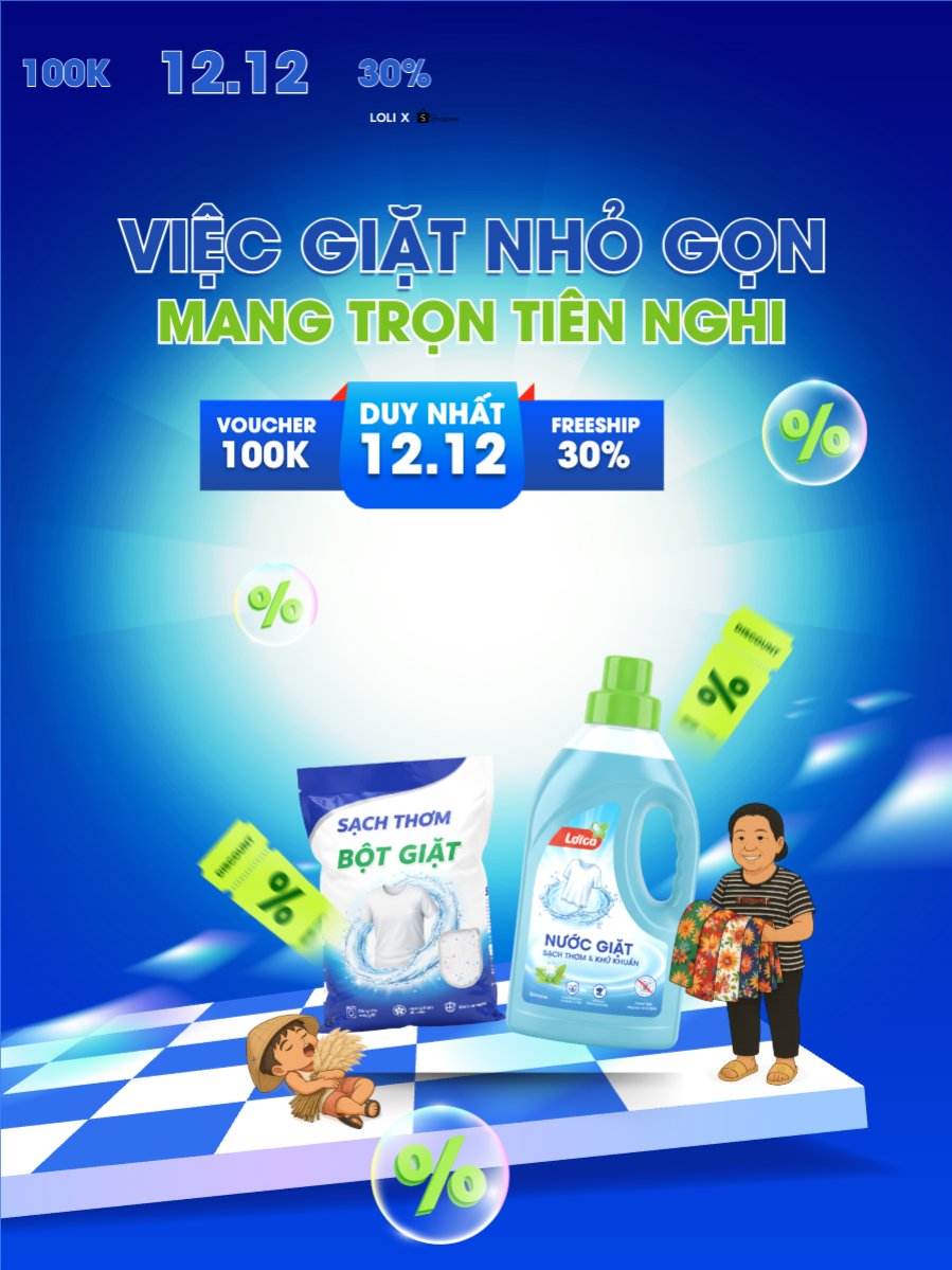 Việc giặt nhỏ gọn mang trọn tiện nghi